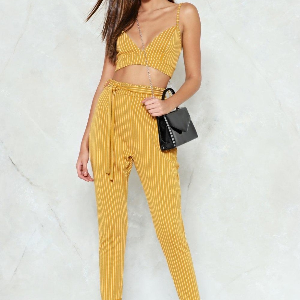Nasty Gal Pin Stripe Set